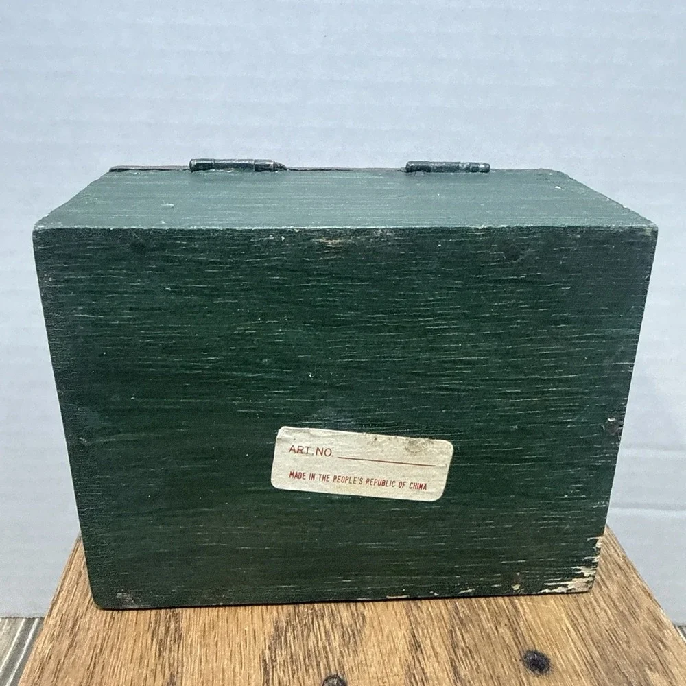Bugatti Type 35 Victory Lap 1932 Wooden Trinket Box Vintage